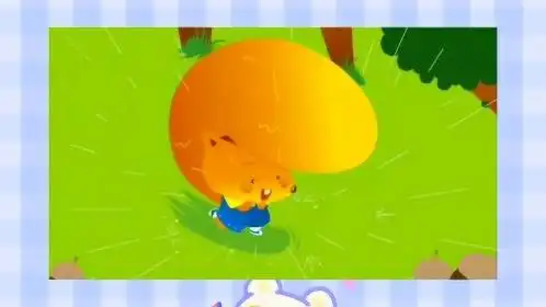 小班语言《小松鼠的伞 》