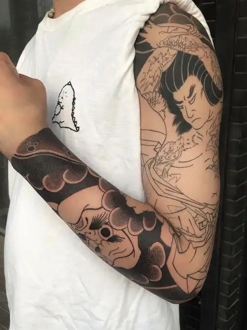 日式老传统花臂史进