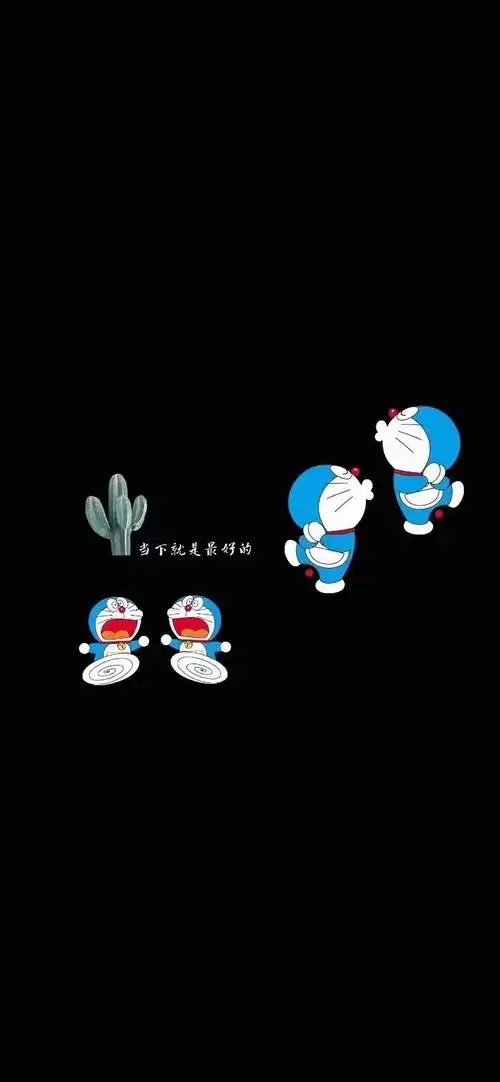 哆啦a梦的壁纸(超多哆啦a梦文字控朋友圈背景图)