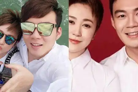 马丽老公秀恩爱情侣装出行显得很甜蜜