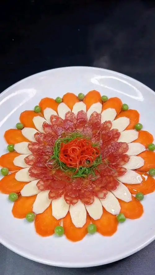 年夜菜富贵花开,好看又好吃-度小视