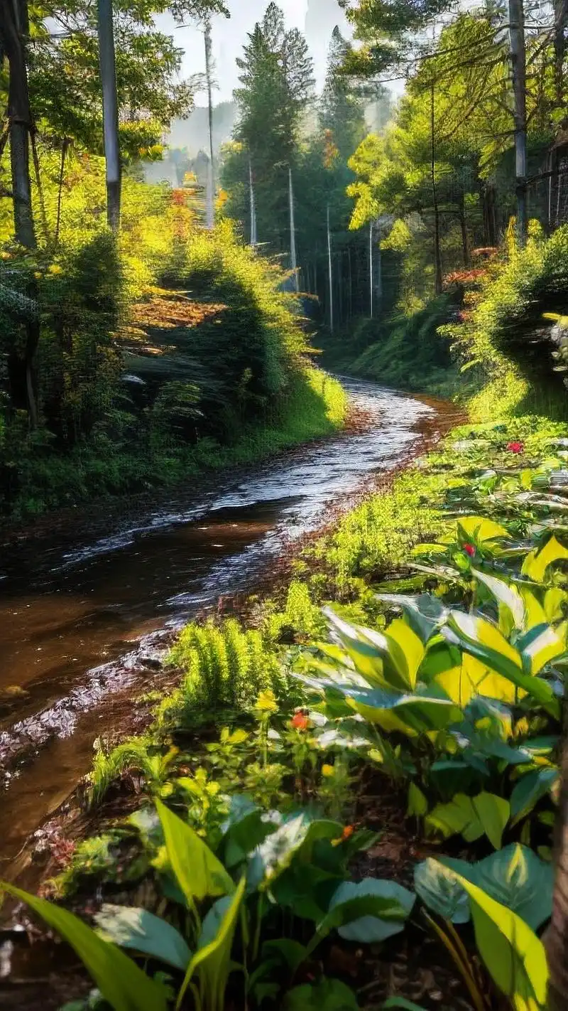 99绿色森林风景手机壁纸精选95 亲们,想要给手机换上一款清新养眼