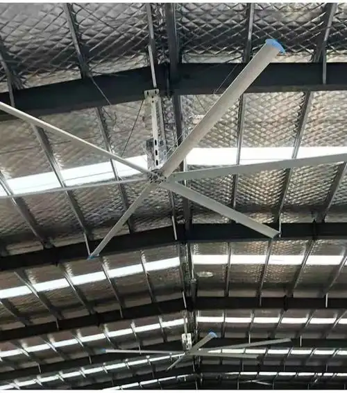 大型工业风扇73米仓库车间厂房吊扇永磁风扇体育馆静音风扇