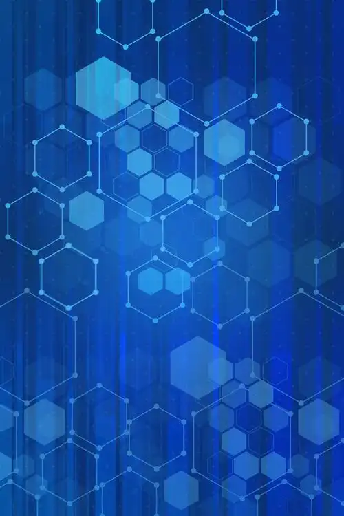 蓝色商务科技it代码背景