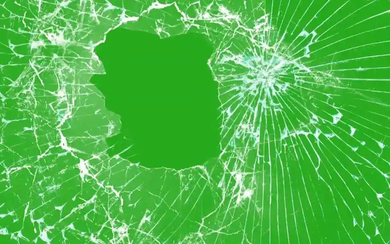 绿幕素材碎屏炸开绿幕素材效果无版权无水印自取1080phd