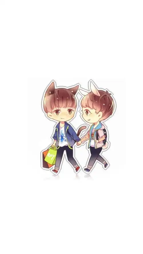 tfboys可爱卡通人物,高清图片,手机锁屏桌面-壁纸族