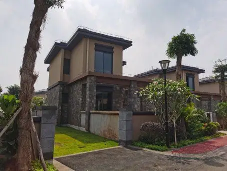 海口市江东新区 机场旁 鸿洲江山 高端独栋别墅 赠超大花园