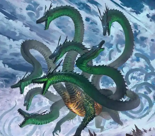 海贼王和之国中的四大幻兽青龙狼神巨蛇妖怪