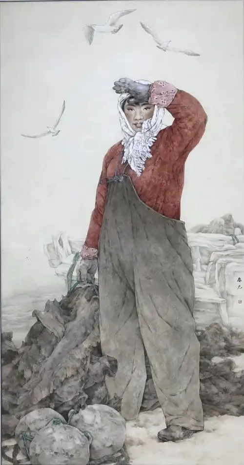 著名画家王辰光笔下的人物画作品欣赏