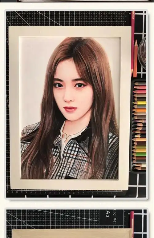 素描画像定制纯手绘彩铅人物画代画肖像画真人照片转手绘画像订制