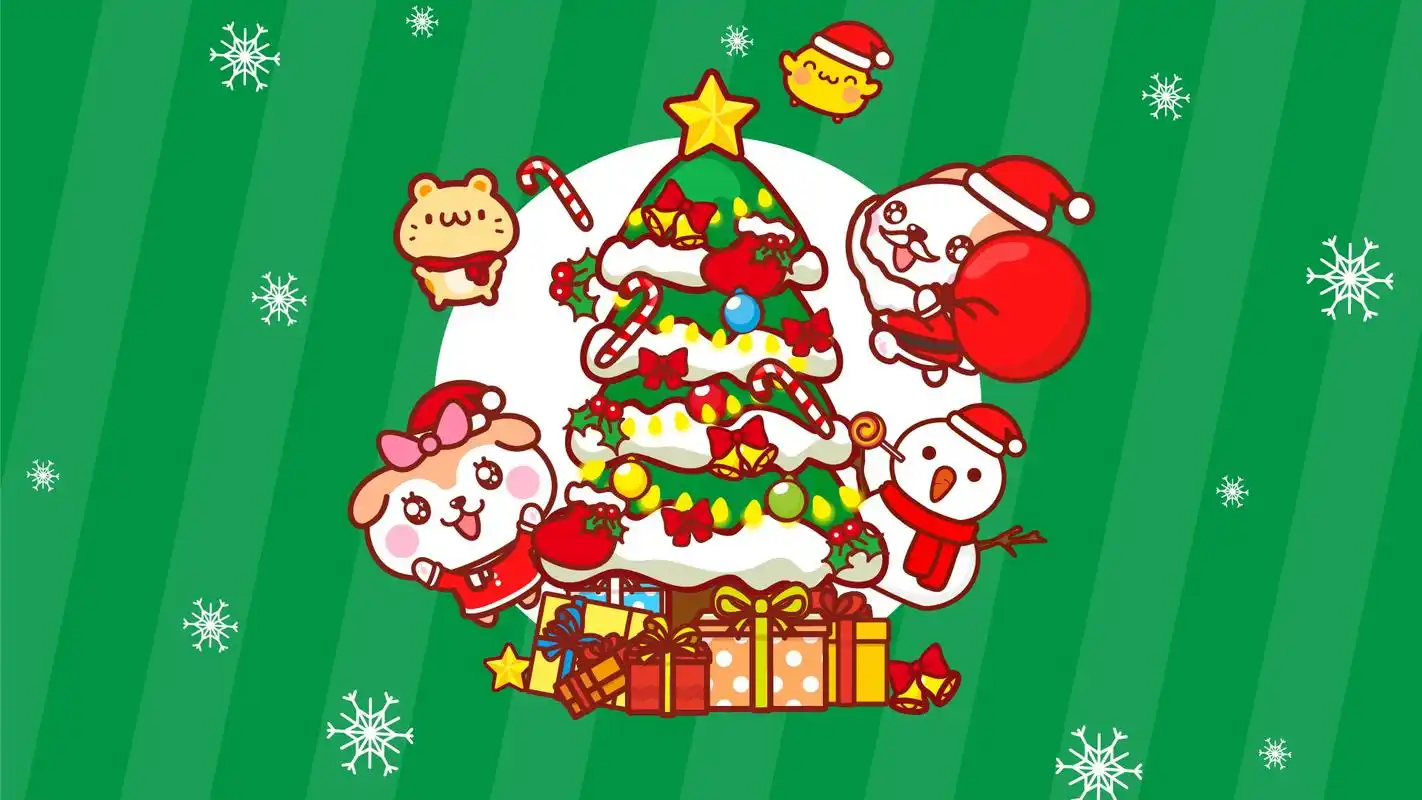 首页 桌面壁纸 卡通动漫 2018秋田君圣诞节主题可爱卡通图片壁纸