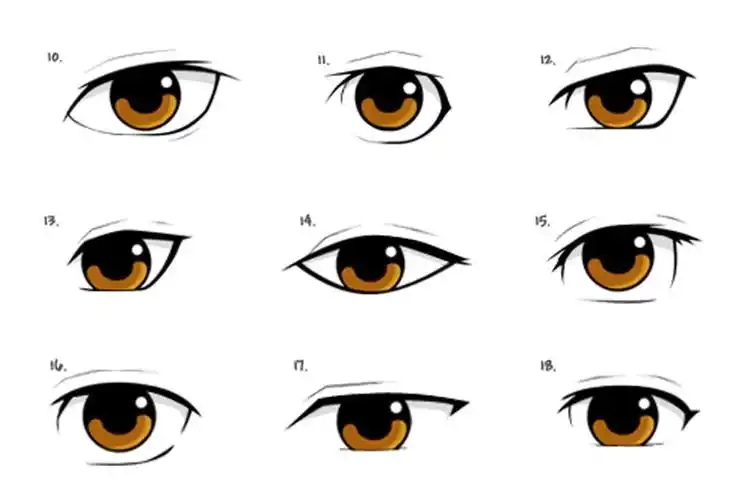 画不好眼睛这套眼睛素材合集绝对够你肝一年