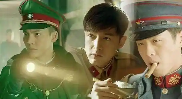 原创胡歌穿军装眼神坚毅陈伟霆和张若昀穿出文艺范