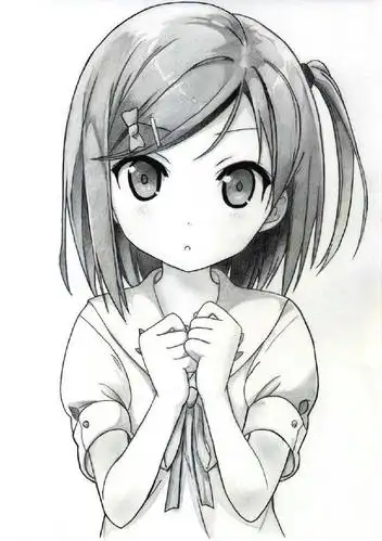 求几张霸气的动漫女孩～最好是简单一点的,动漫里的～我用来画画