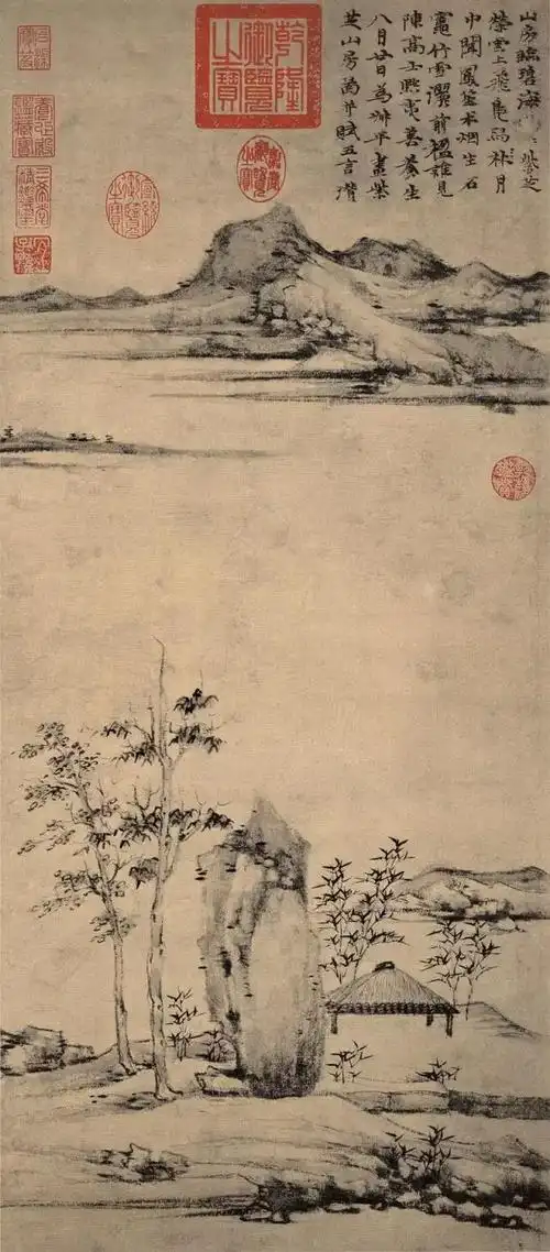 视点元代文人画的笔墨逸韵