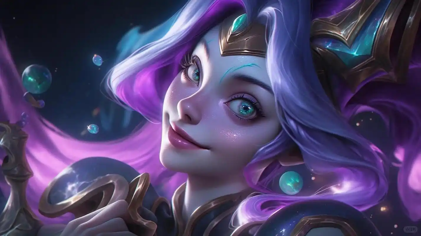 英雄联盟|娜美4k超清壁纸 midjourney重绘的lol高清壁纸, 取图方式