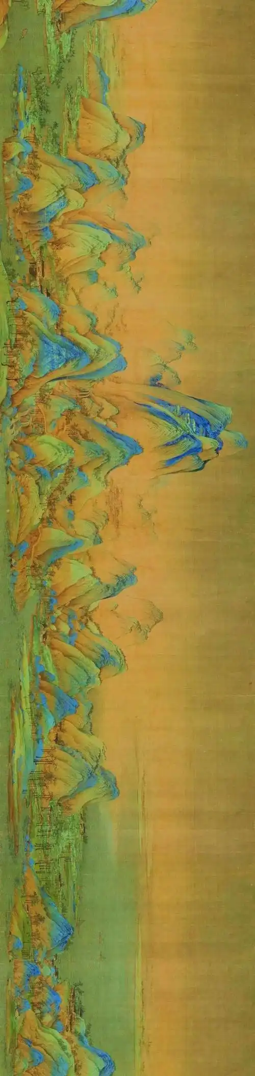 新"视"界 ||《千里江山图》:江山千里望无垠,元气淋漓运以神.