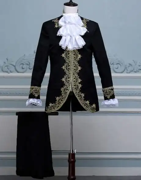 出租男士欧式宫廷礼服/男士主持人礼服/中世纪侯爵表演服装出租