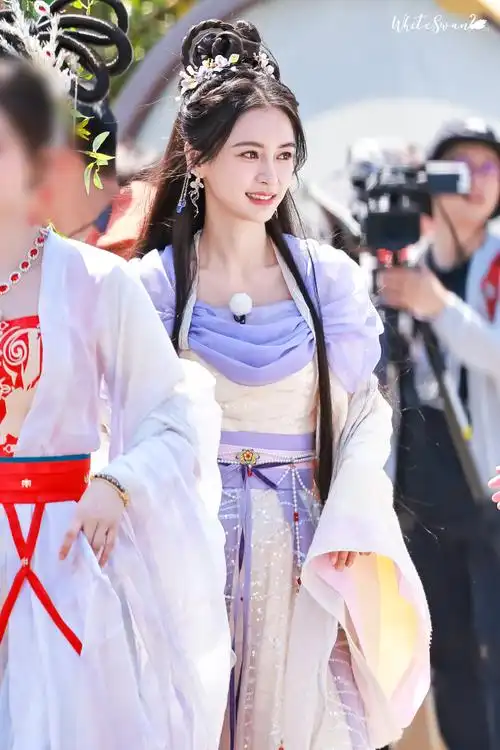 奔跑吧angelababy##angelababy奔跑吧七仙女造型