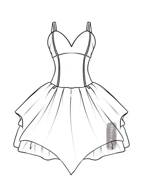 服装款式礼服打卡