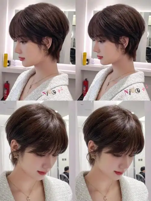 高俊熙同款韩式短发 可盐可甜|08太香了