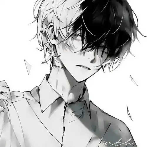 动漫男头|忘记种过的花,去爱有结果的树_星星