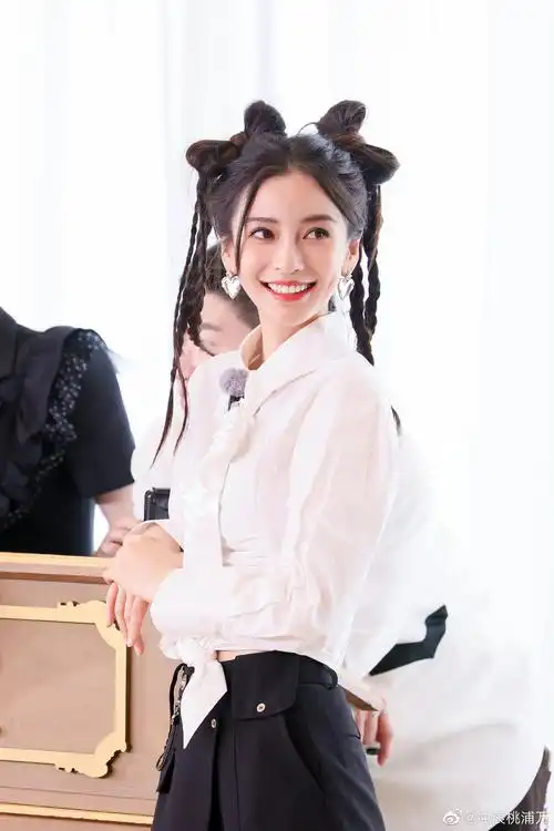 angelababy奔跑吧造型好可爱求出发型教程