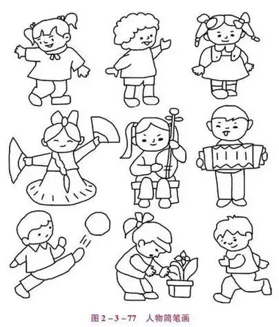 一堂美术课简笔画幼儿