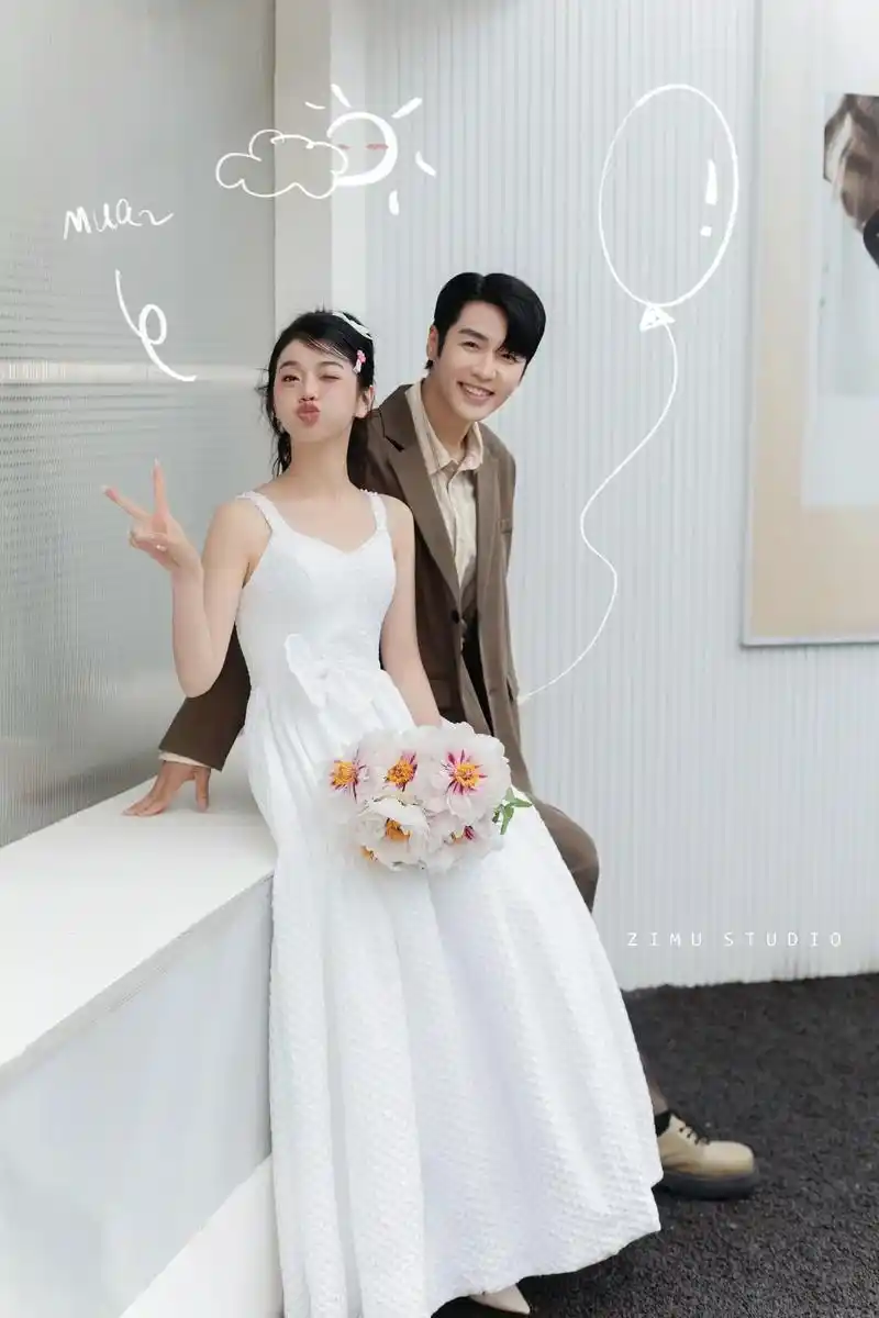 最萌身高差的婚纱照很简单,就像这样99.#泸州婚纱   37 - 抖音