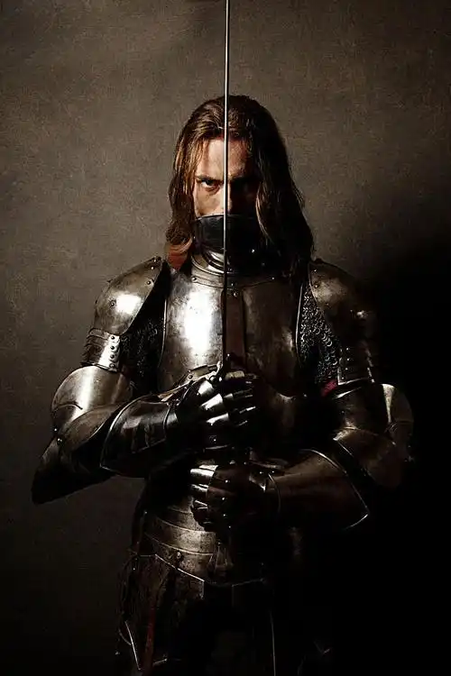 欧洲骑士铠甲服装服饰摄影