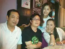 和曲作者郭仔,歌手乌兰托娅 一起