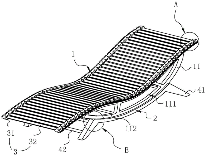 一种姿态可调节躺椅的制作方法