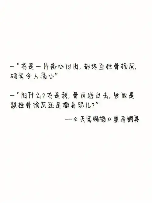 《天官赐福》经典语录(二)