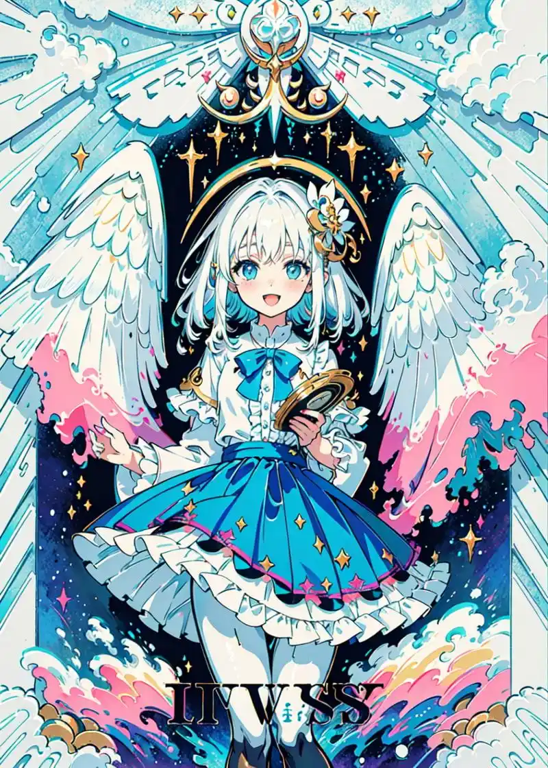 二次元# 银发少女手中的命运罗盘开始转动了!