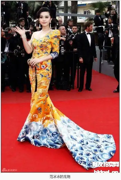 范冰冰龙袍被英国博物馆收藏