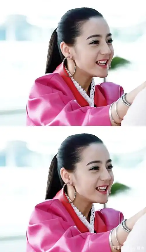 爱的阶梯迪丽热巴戴的耳环也太夸张了吧完全靠颜值在撑啊