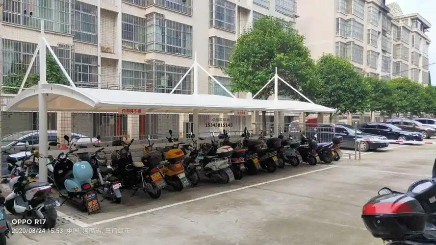 云南膜结构充电桩车棚厂家