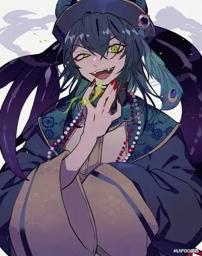 一蹦一跳向你来中式僵尸插画