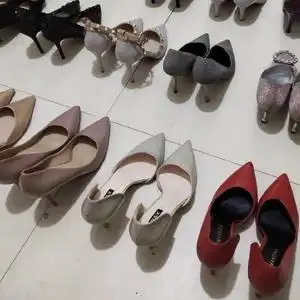 旧鞋子处理二手女鞋女生穿过的鞋子一次性六成新性感女人味高跟鞋