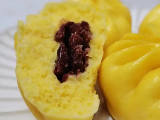 南瓜豆沙包制作方法分享做早餐吃很喜欢