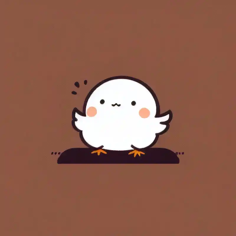 简洁的线条勾勒出小鸟的灵动,用作微信头像简直不要太合适～你们喜欢