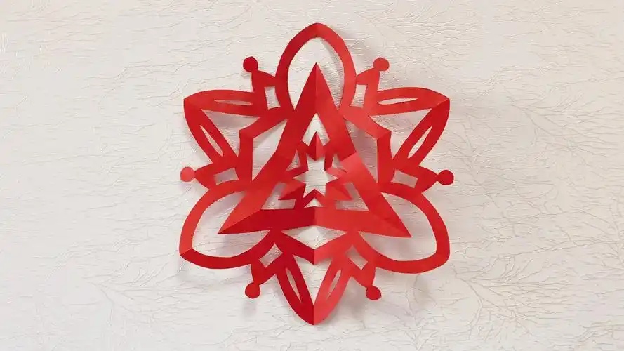 简单又漂亮的三角窗花