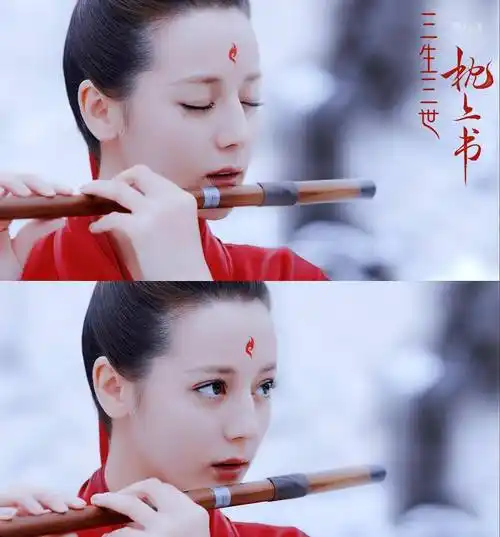 迪丽热巴的红衣古装造型,白凤九,烈如歌,狐妖小红娘,都好美啊_红色