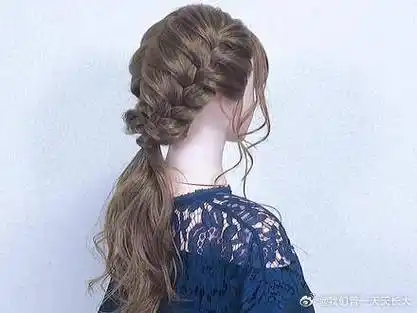 这样编的长发可以让你成为dancing queen#简单编发