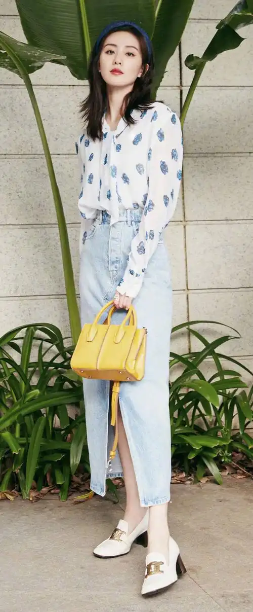 原创不愧是全民女神刘诗诗烂街衬衫穿出大气时髦感你学到了吗