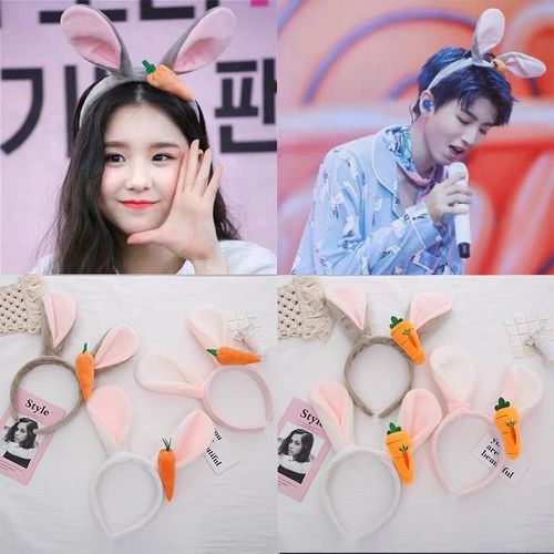 兔耳朵发箍王俊凯杨紫同款迪士尼乐园游玩表演卡通拍照情侣头发饰