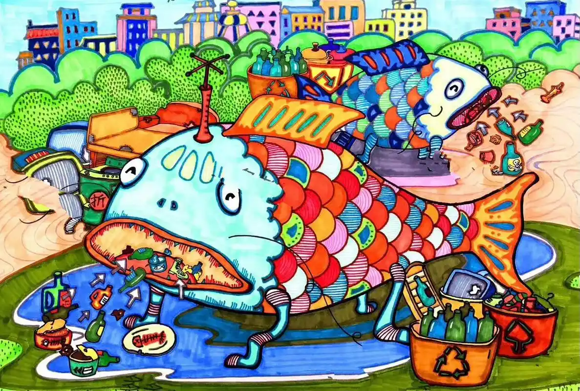 全国一等奖科幻画合辑76615(附大图&创意说明) ——持续更新