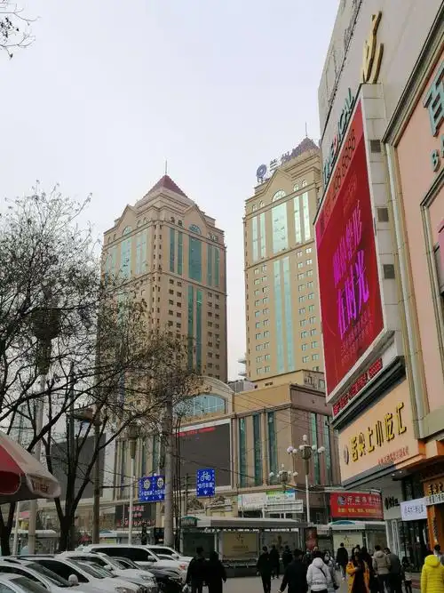 阴天,兰州张掖路酒泉路手机扫街.