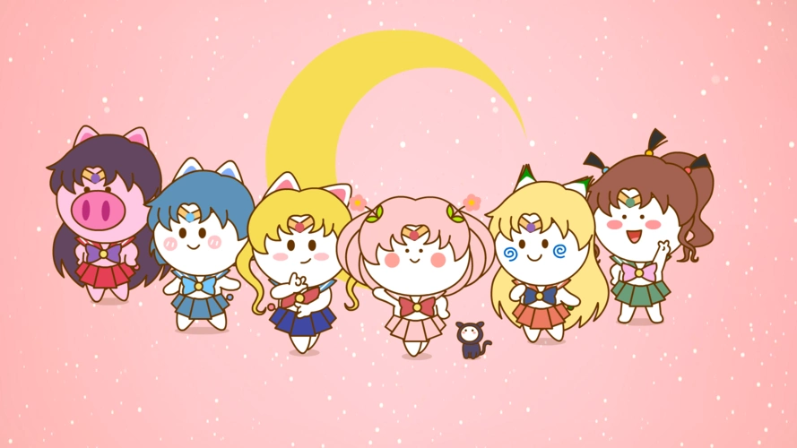 二花 桃小仙 微信表情 卡通动漫 头像壁纸~美少女战士