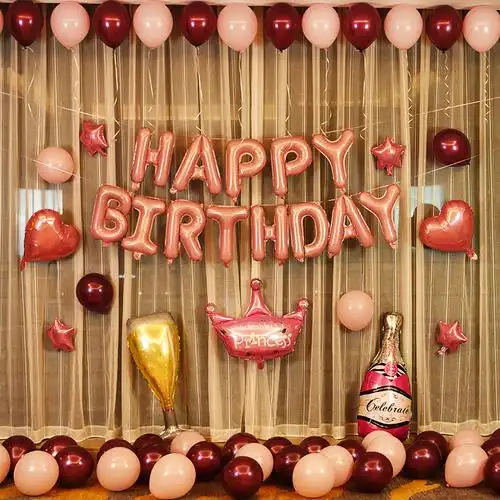 生日趴体布置背景墙